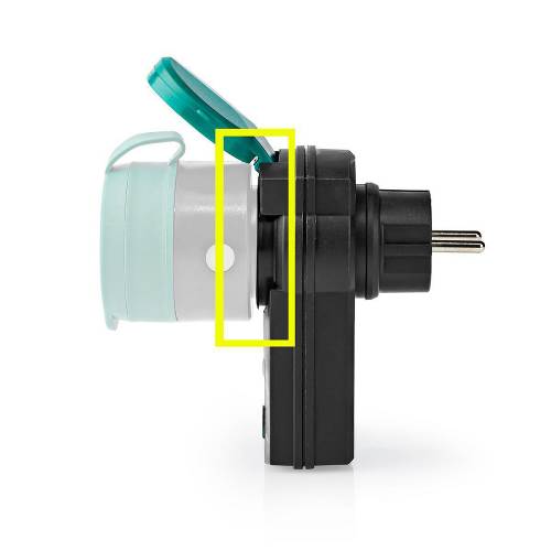 Nedis RFPOM120FBK RF Smart Stekker | Outdoor IP44 | Aan/Uit | RF Mesh Range Extender | Schuko Type F | 3680 W
