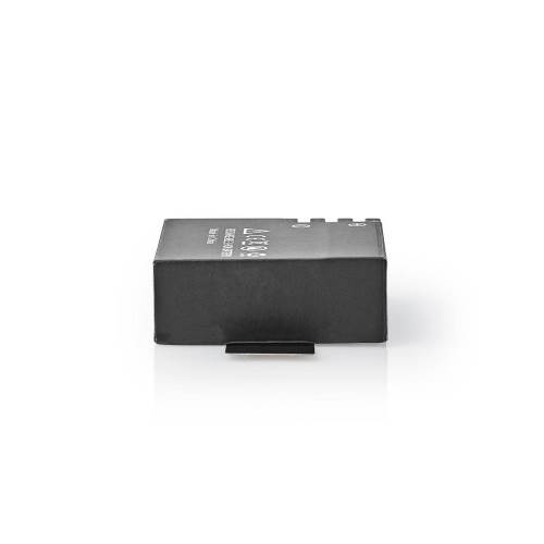 Nedis ACBT20BK Vervangende Batterij voor Actioncam | 1000 mAh | Max. 90 Minuten | 3,7 V