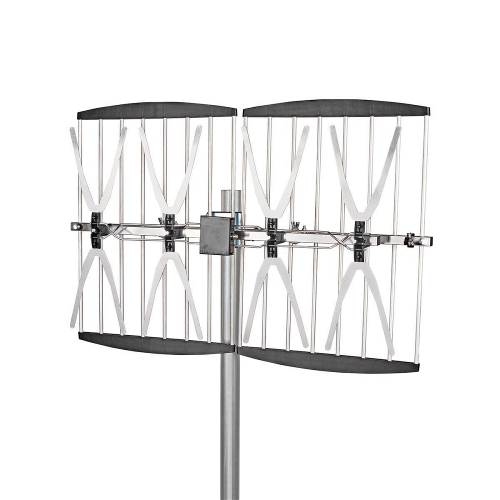 Nedis ANOR3040ME TV-Antenne voor Buiten | Max. 14 dB Versterking | UHF: 470 - 694 MHz | 4 Componenten