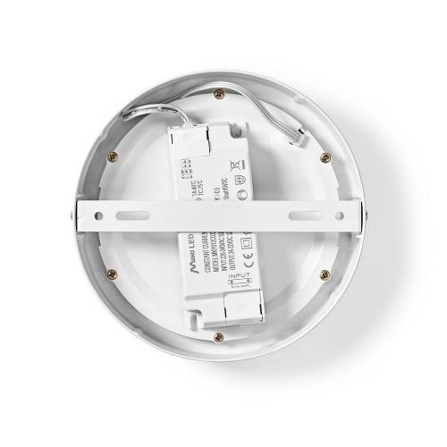 Nedis WIFILAW10WT Wi-Fi Smart Plafondlamp | Rond | Diameter 17 cm | Warm tot Koel Wit | 800 lm | 12 W | Slank Design ...