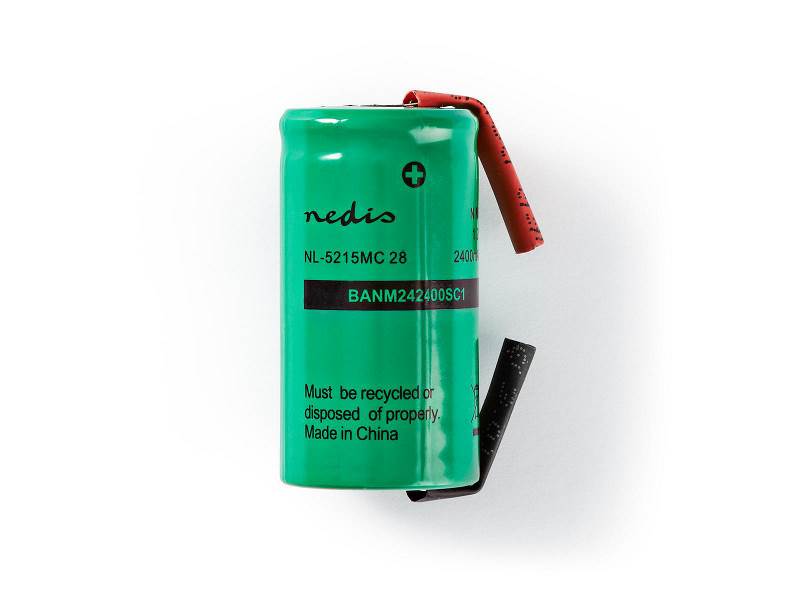 Nedis BANM242400SC1 Nikkel-Metaalhydride-Accu | 1,2 V | 2400 mAh | Soldeerlip