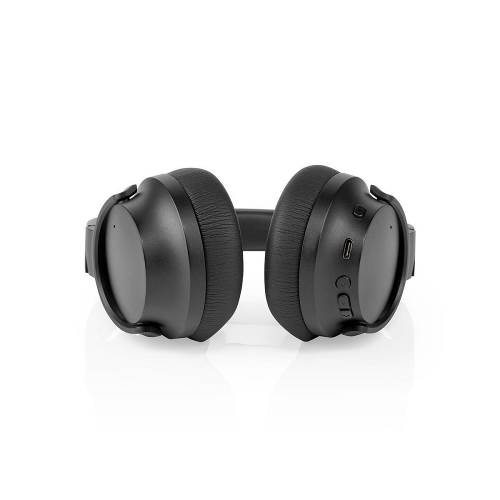 Nedis HPBT3261BK Over-Ear Bluetooth Headphones | 24 Hours Playtime | 25 dB Noise Cancelling | Fast Charging | Black