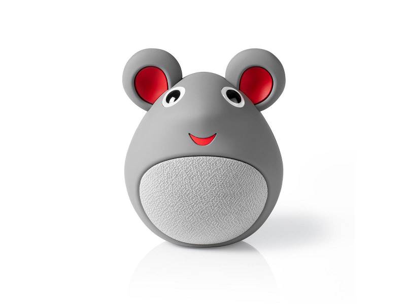 Nedis SPBT4100GY Animaticks Bluetooth Speaker | 3 Uur Speeltijd | Handsfree Bellen | Melody Mouse
