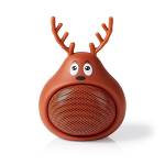 Nedis SPBT4110BN Animaticks Bluetooth Speaker | 3 Uur Speeltijd | Handsfree Bellen | Rudy Reindeer