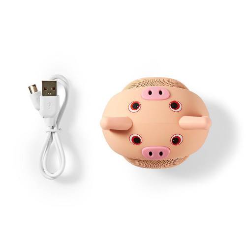 Nedis SPBT4110NC Animaticks Bluetooth Speaker | 3 Uur Speeltijd | Handsfree Bellen | Pinky Pig