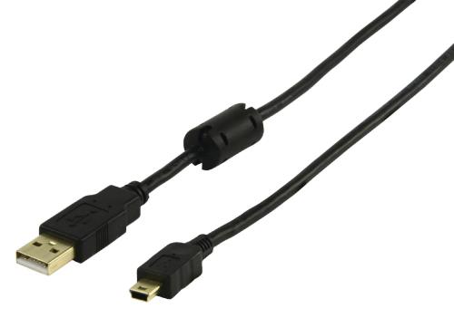 HQ HQBF-M014-1.8 CABLE USB2.0 M/MINI 5 PIN M/M 1. F