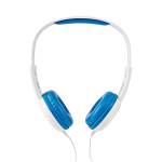 Nedis HPWD4200BU Bedrade Koptelefoon | 1,2 m Ronde Kabel | On-Ear | Blauw/Wit