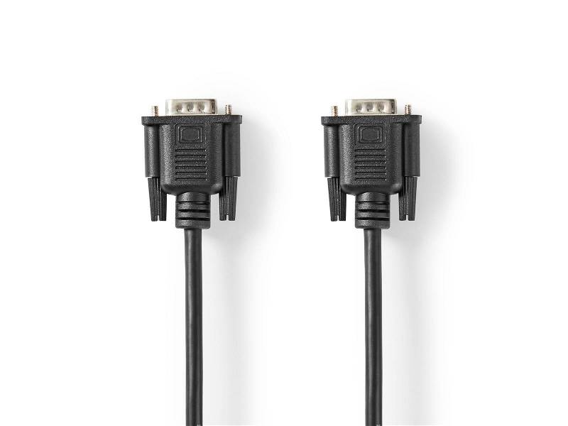 Nedis CCGT59000BK20 VGA-Kabel | VGA Male | VGA Male | 2,0 m | Zwart