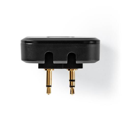 Nedis BTTR400BK Draadloze Audiozender | Bluetooth® | Voor Gebruik In Vliegtuigen | Zwart
