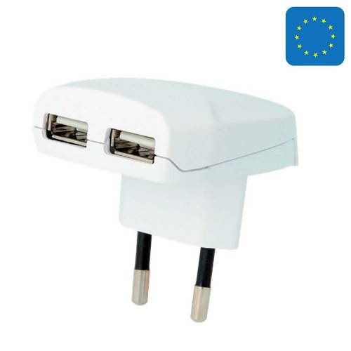 Skross 1.302420-E Travel Adapter Europe USB Unearthed