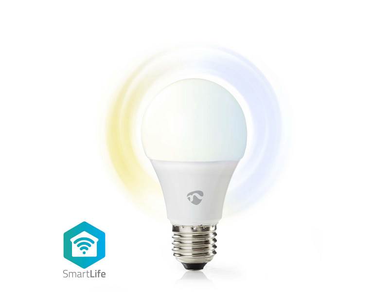 Nedis WIFILW13WTE27 Wi-Fi Smart LED Bulb | Warm to Cool White | E27