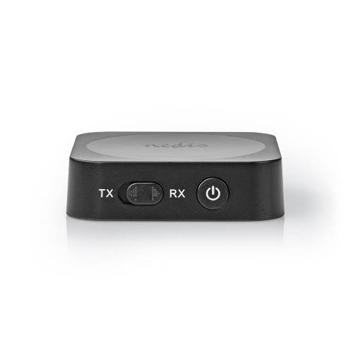 Nedis BTTC100BK Draadloze Audiozender/-ontvanger | Bluetooth® | 3,5 mm Uitgang | Zwart