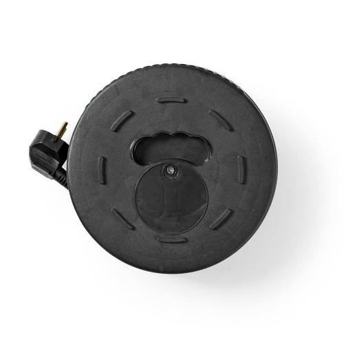 Nedis PECCR05UFGN Kabelhaspel | 5,0 m | 3x 1,5 mm² | Thermische Beveiliging | Schuko & USB