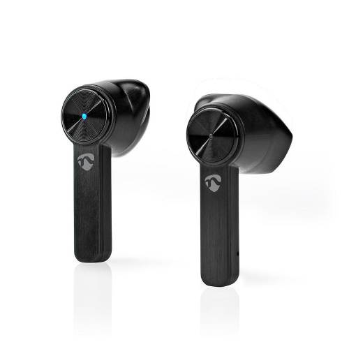 Nedis HPBT5054BK Fully Wireless Bluetooth® Earphones | 3 Hours Playtime | Voice Control | Charging Case | Black
