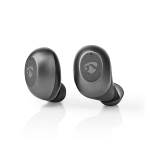 Nedis HPBT5056GY Volledig Draadloze Bluetooth®-oordopjes | 3 uur Afspeeltijd | Spraakbediening | Aanraakbediening | C...