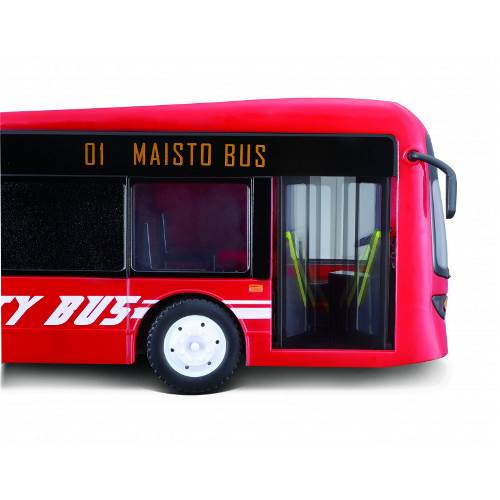 Maisto burago Stadsbus rood/zwart Maisto burago stadsbus rood/zwart (2)
