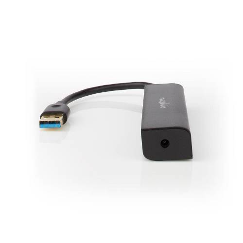 Nedis UHUBU3410BK USB-hub | 4-poorts | USB 3.0 | zwart