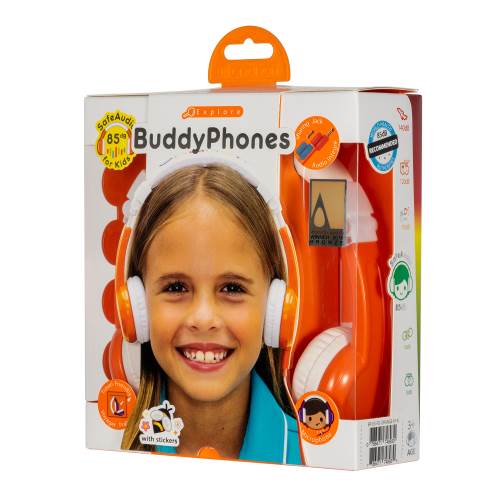 Buddyphones Explore foldable orange Buddyphones explore foldable orange (4)