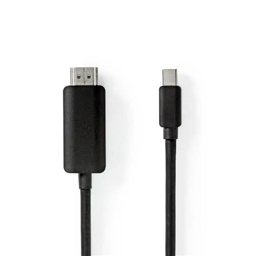 Nedis CCGP37604BK20 Mini-DisplayPort - HDMIT-Kabel | Mini-DisplayPort Male - HDMIT Male | 2,0 m | Zwart