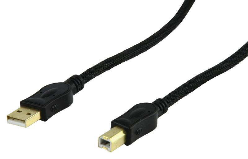 HQ HQCF-M051-1.8 USB 2.0 Cable A Male - B Male