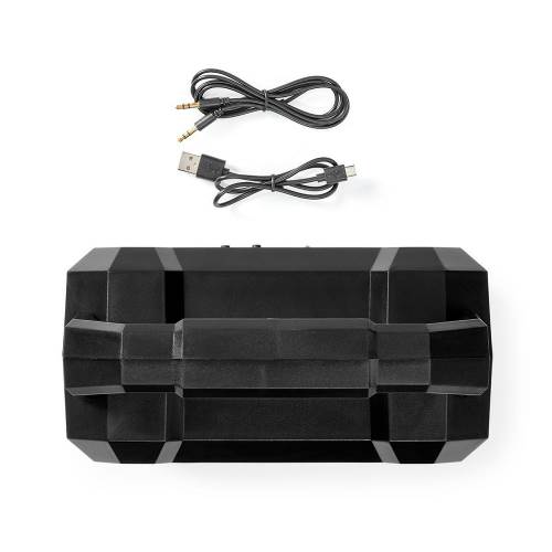 Nedis SPBT1003BK Bluetooth® speaker | 5.1 W | 13 uur speeltijd | LED-lamp | zwart