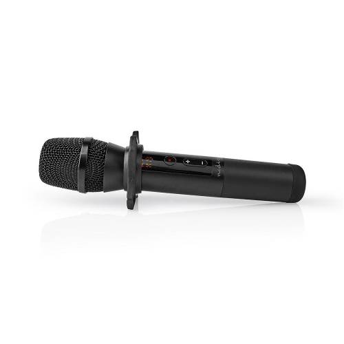 Nedis MPWL200BK Draadloze microfoon | 20 kanalen | 1 microfoon | 10 uur gebruikstijd | Ontvanger | Zwart