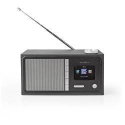 Nedis RDIN3000BK Internetradio | 18 W | FM | Bluetooth® | Afstandsbediening | Zwart