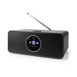 Nedis RDIN4000BK Internetradio | 42 W | FM | Bluetooth® | Afstandsbediening | Zwart