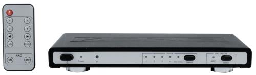 König KN-HDMISW25 4-poorts High Speed HDMI schakelaar met ethernet en audio return channel