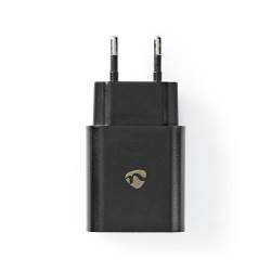 Nedis WCPD18W102BK Wandlader | 3,0 A | USB-C | Power Delivery 18 W | zwart