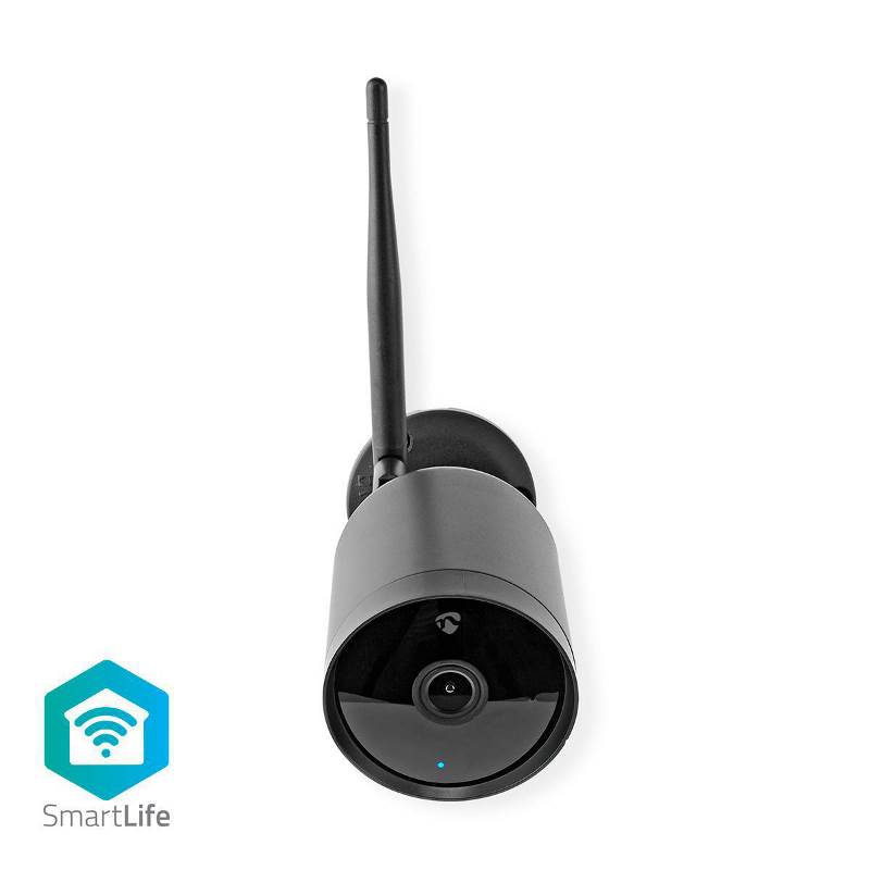 Nedis WIFICO40CBK WiFi Smart Outdoor IP-camera | Full HD | Metalen behuizing | Waterdicht (IP65)
