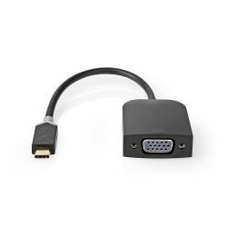 Nedis CCBW64852AT02 Nedis USB-C™-adapterkabel | Type-C™ Male - VGA Female | 0,2 m | Antraciet