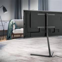 Nedis TVSM5250BK TV-vloerstandaard | 49 - 70 inch | maximaal 40 kg | Ontwerp met stevige V-voet | Zwart