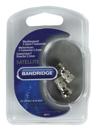 Bandridge BPP371 Waterdichte RG59-connector