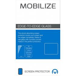 Mobilize 54612 Edge-To-Edge Glass Screen Protector Samsung Galaxy S21 Ultra Black Full/Edge Glue
