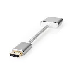 Nedis CCTB37250AL02 DisplayPort-Kabel | DisplayPort Male | DVI-D 24+1-Pins Female | 1080p | Verguld | 0.20 m | Rond |...