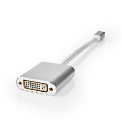 Nedis CCTB37750AL02 Mini DisplayPort-Kabel | DisplayPort 1.2 | Mini-DisplayPort Male | DVI-D 24+1-Pins Female | 21.6 ...