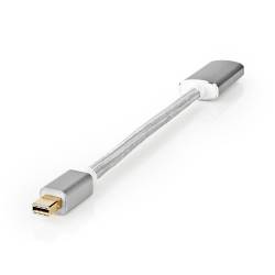 Nedis CCTB37650AL02 Mini DisplayPort-Kabel | DisplayPort 1.2 | Mini-DisplayPort Male | HDMI™ Output | 21.6 Gbps | Ver...