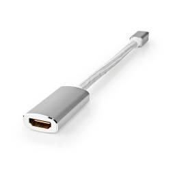 Nedis CCTB37650AL02 Mini DisplayPort-Kabel | DisplayPort 1.2 | Mini-DisplayPort Male | HDMI™ Output | 21.6 Gbps | Ver...