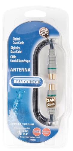Bandridge BVL8705 Digitale Coax Kabel 5.0 m