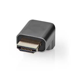 Nedis CVTB34901GY HDMI™-Adapter | HDMI Male / HDMI™ Connector | HDMI Female / HDMI™ Output | Verguld | 90° Gehoekt | ...