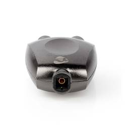 Nedis CATB25940GY Nedis® Optical Audio Adapter | TosLink Female - 2x TosLink Female | Aluminium | Grey