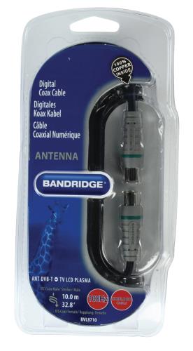 Bandridge BVL8710 Digitale Coax Kabel 10.0 m