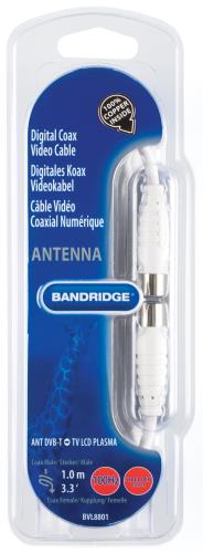Bandridge BVL8801 Digitale Coax Kabel 100dB 1.0 m