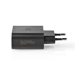 Nedis WCPD30W102BK Thuislader | 1,5 A / 2 A / 2,5 A / 3,0 A | Outputs: 1 | Poorttype: 1x USB-C™ | 15.0 / 27.0 / 30.0 ...