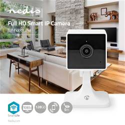 Nedis WIFICI40CWT SmartLife Camera voor Binnen | Full HD 1080p | Cloud / MicroSD | Nachtzicht | Android™ & iOS | Wi-F...