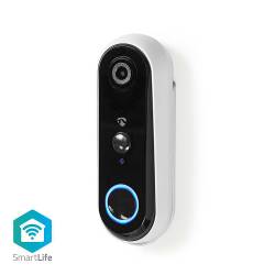 Nedis WIFICDP20WT SmartLife Videodeurbel | Wi-Fi | Batterij Gevoed | Android™ & iOS | HD 720p | Cloud / MicroSD | IP5...