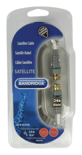 Bandridge BVL9105 Satteliet Kabel 5.0 m