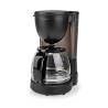Nedis KACM150EBK Koffiezetapparaat | Maximale capaciteit: 1.25 l | 10 | Warmhoudfunctie | Zwart