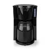 Nedis KACM250EBK Koffiezetapparaat | Maximale capaciteit: 1.0 l | 8 | Warmhoudfunctie | Klokfunctie | Zwart